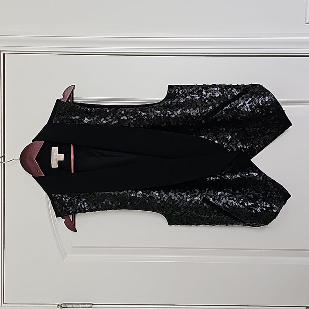 Michael Kors woman black sequins vest